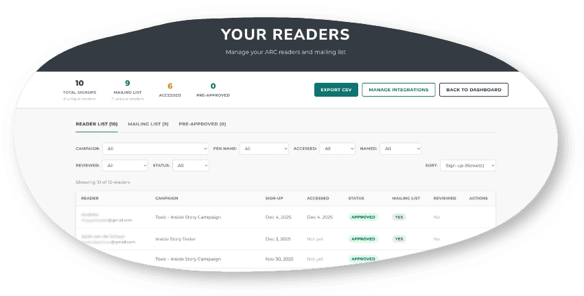 Grow Your Audience screenshot