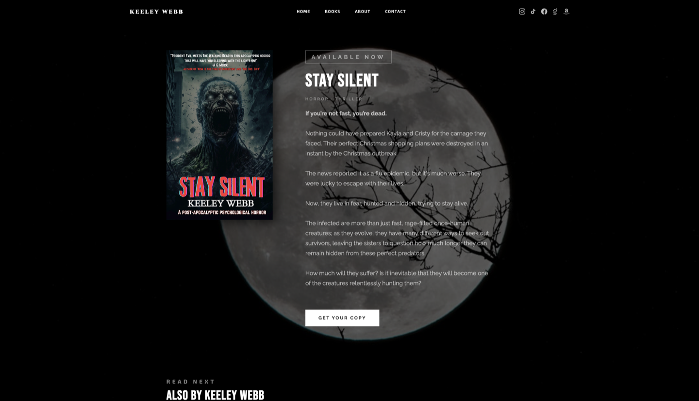 Keeley Webb's author website